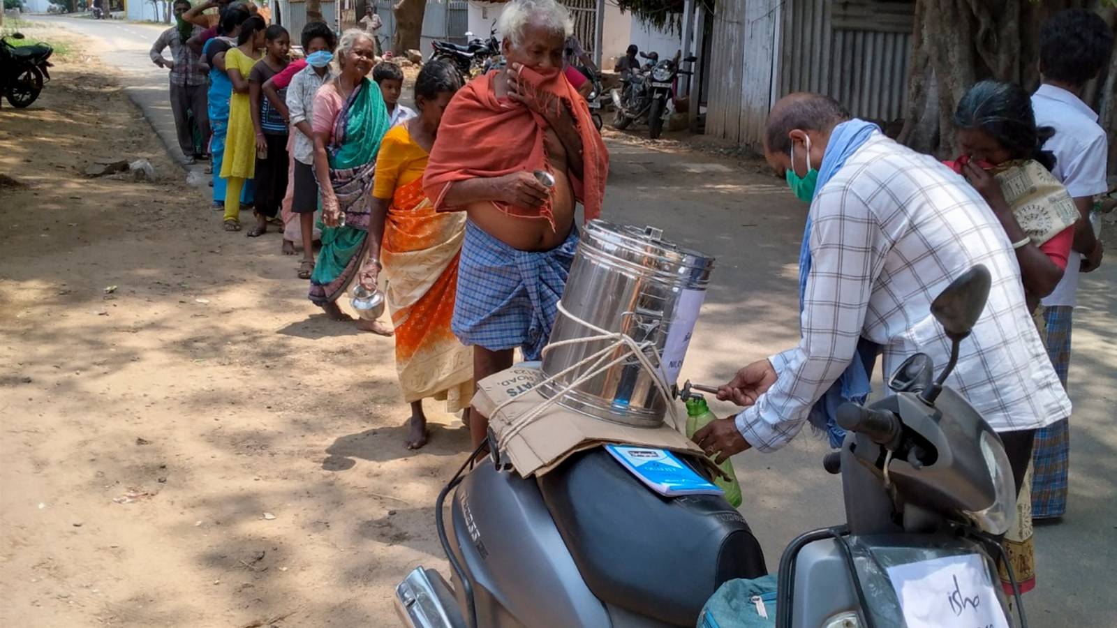 Distributing immunity boosting decoction