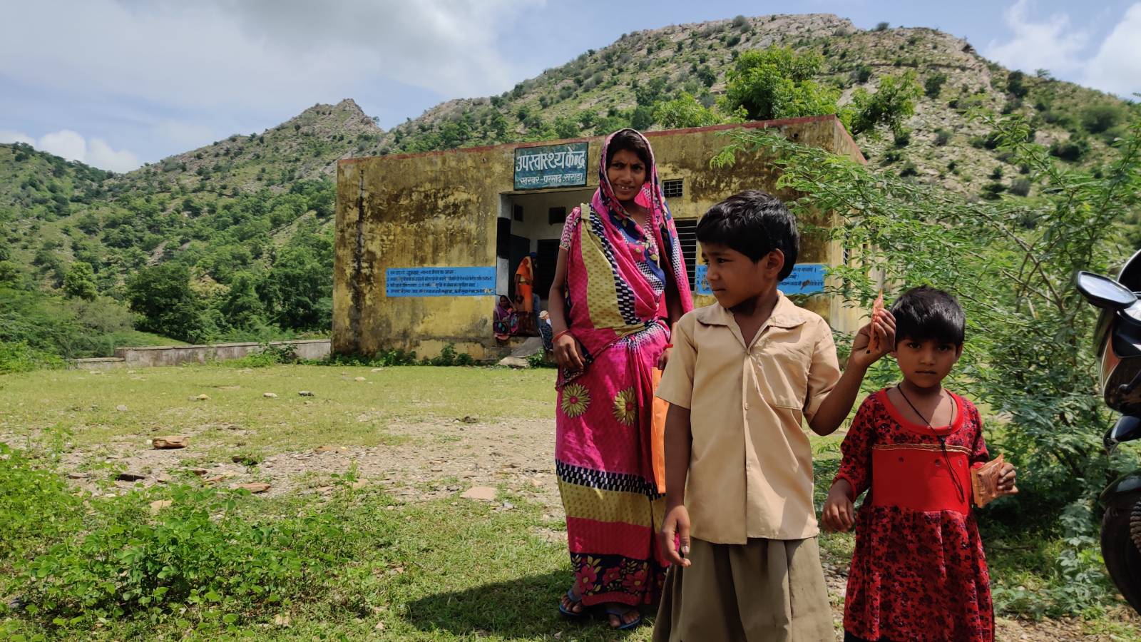 Maternal Child Health & Nutrition. (MCHN) session at Primary Health Centre in rural Udaipur