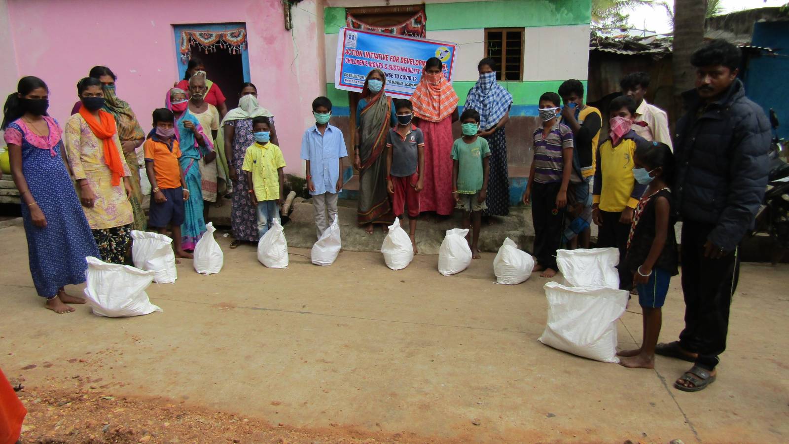 orona Relief Activities at Davangere City