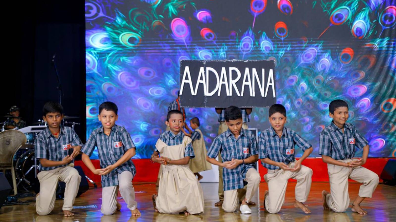 Aadarana kids performing dance