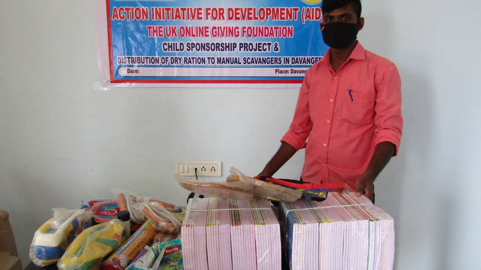 Educational materials distribution to Children