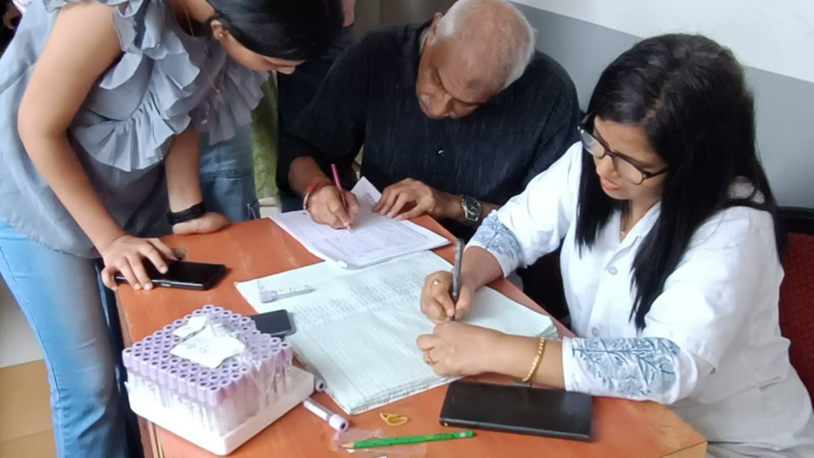 Thalassemia Minor Screening Camps at Western College - Sanpada