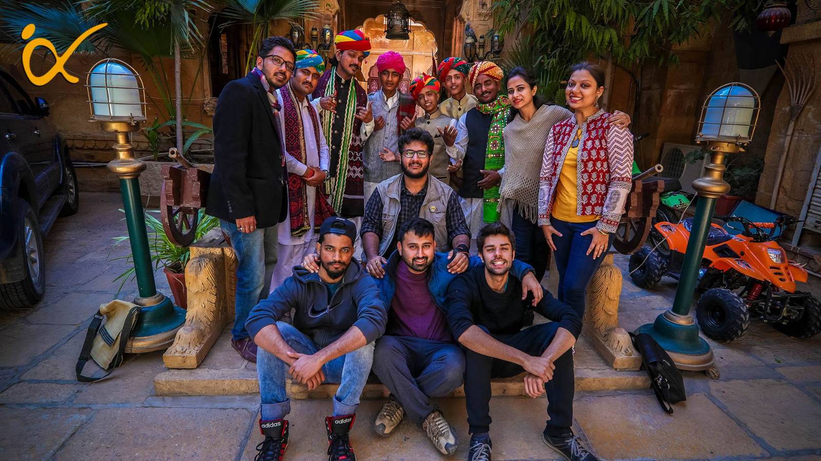 Anahad Team with Rasool Khan and his folk group.