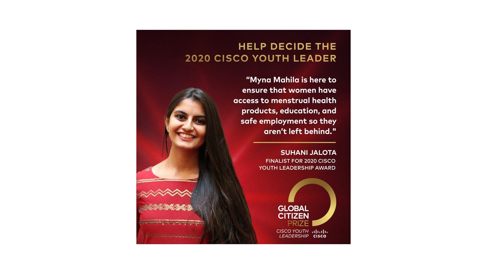 Global Citizen Prize nomination