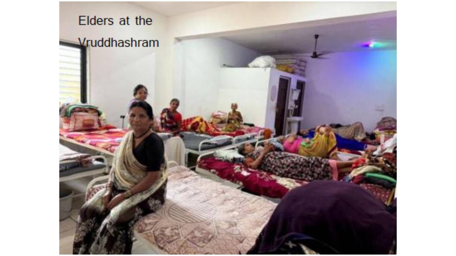 Elders at the Vruddhashram