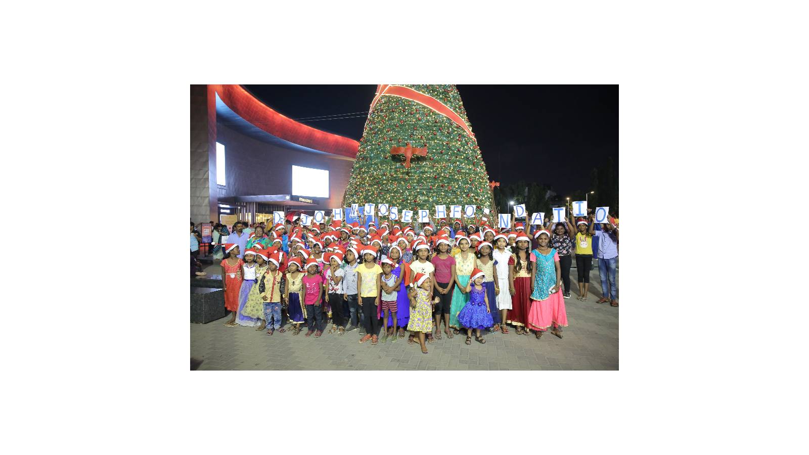 Christmas with the less fortunate children