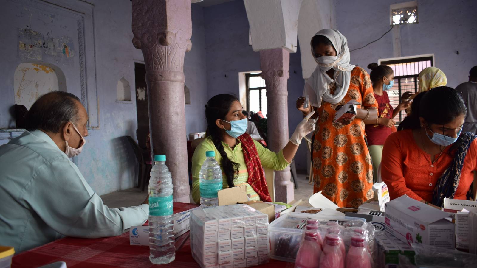 Bandhwari health check up camp