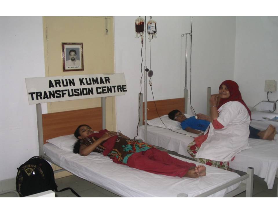 Funding of free blood provided to 75 Thalassemia patients in Rotary TTK Blood Bank, Bangalore