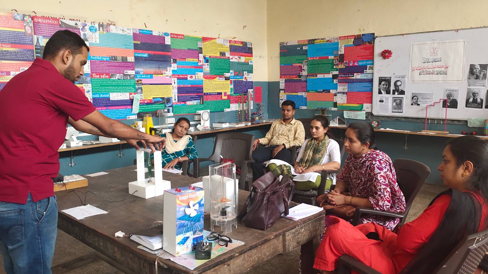 Teacher's training to Science and Mathematics teachers for the Jigyasa Mini Science Labs donated in 16 Government Primary Schools in Urban and Rural Vadodara