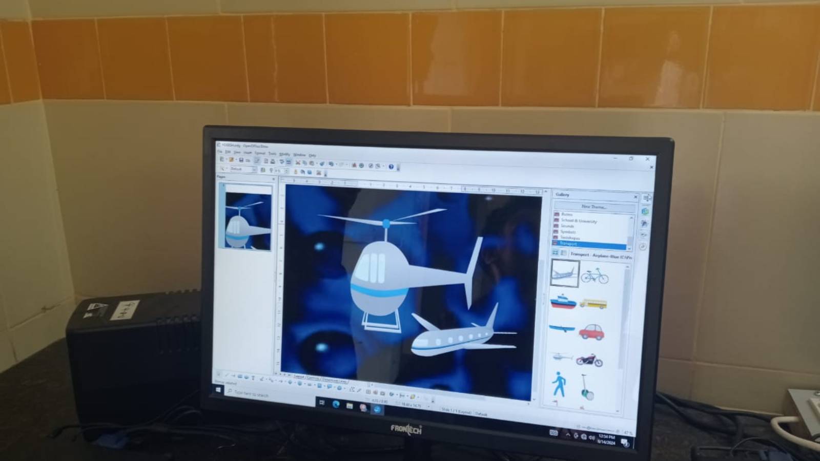 Students engaging with Canva, GCompris, and Scratch Software