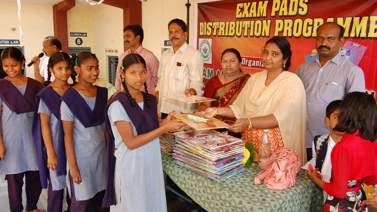 Exam Pads distribution to Students