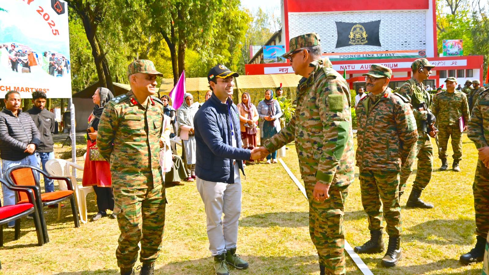 Our Co-Founder Mr. Gaurav Shukla met Corps Commander Lt Gen PK Mishra, AVSM, YSM, SM during Poonch Link-up day
