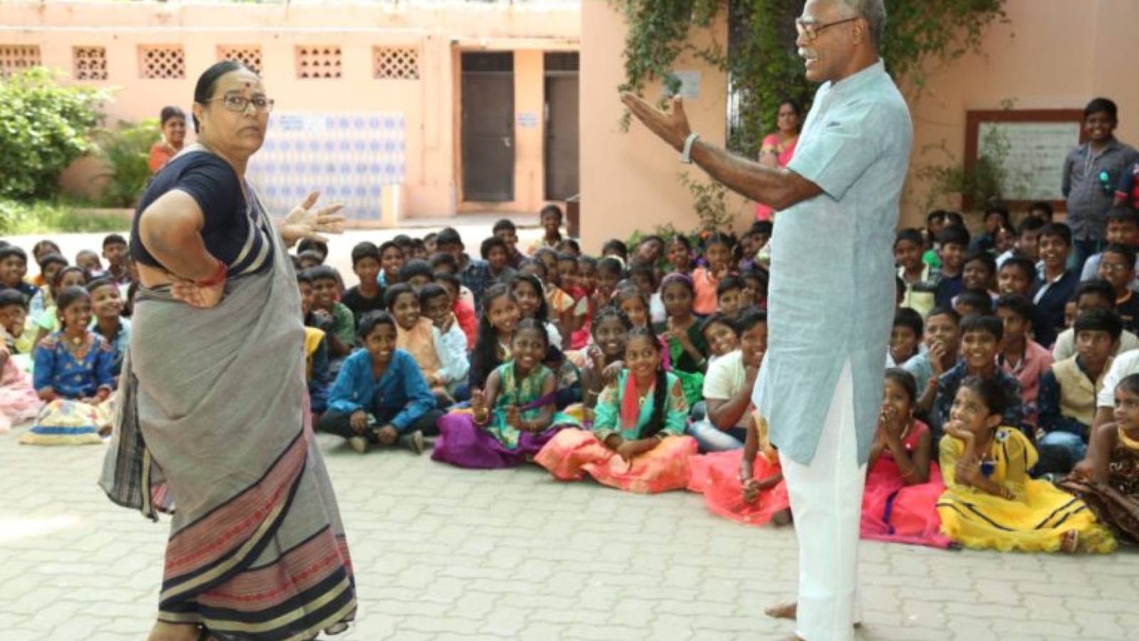 Peace Education by skits and storytelling 