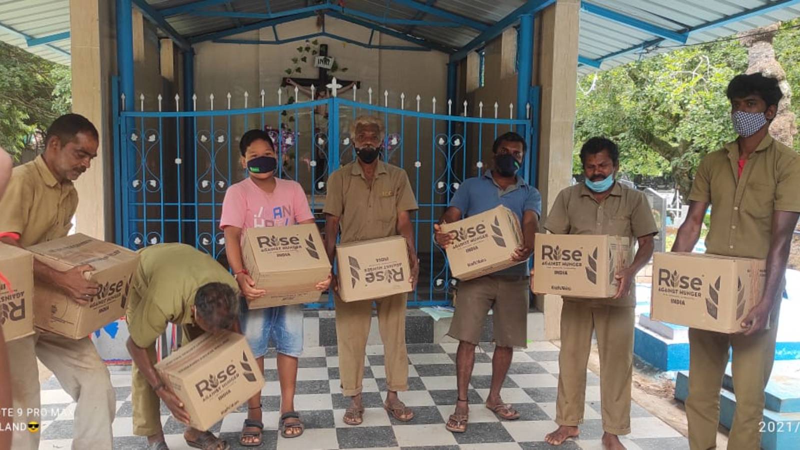 relief to burial ground workers