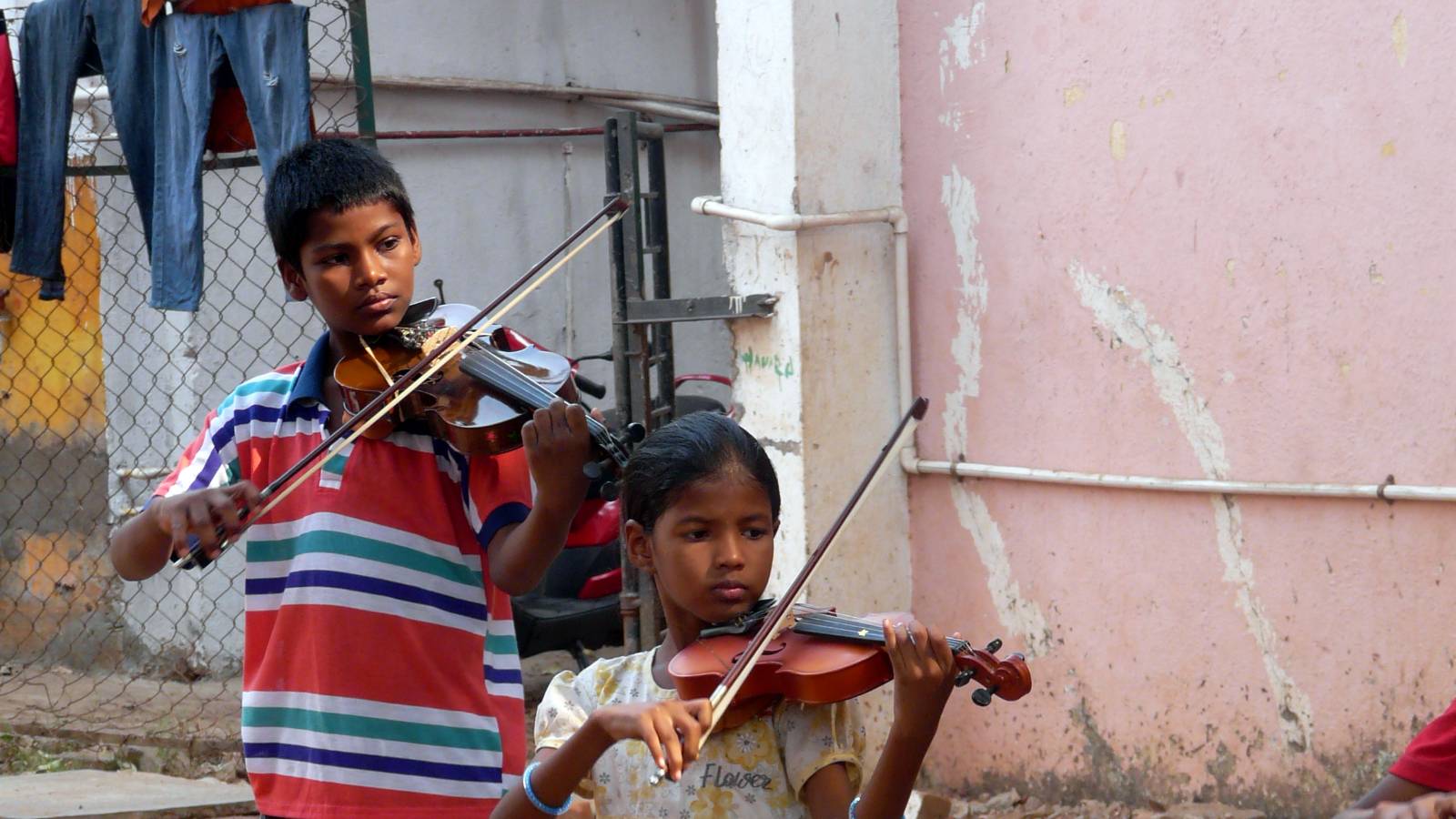 At our project at Hamara School