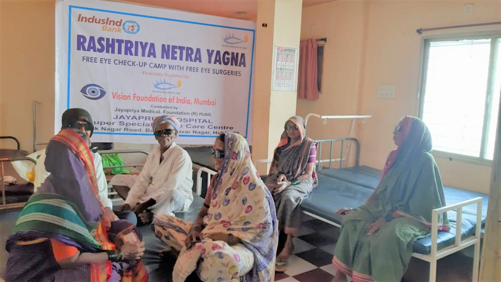 Patients in ward after surgery