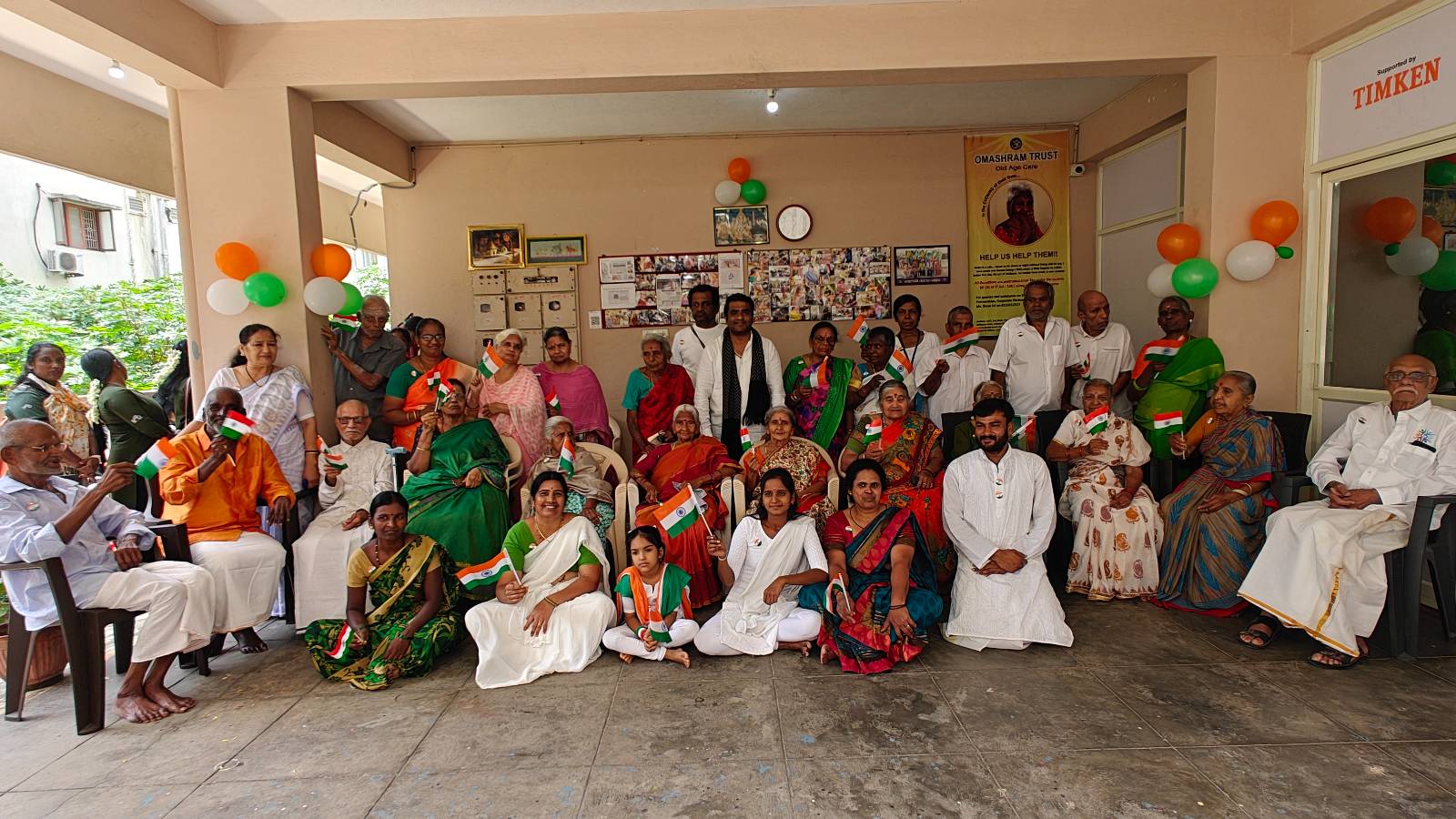 Independence Day Celebration at Omashram Trust