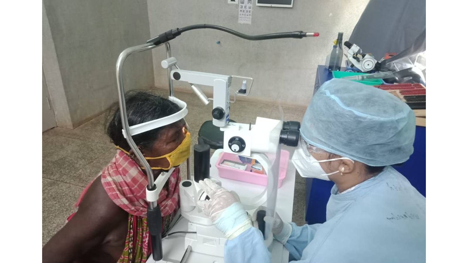 Eye screening for tribal community members