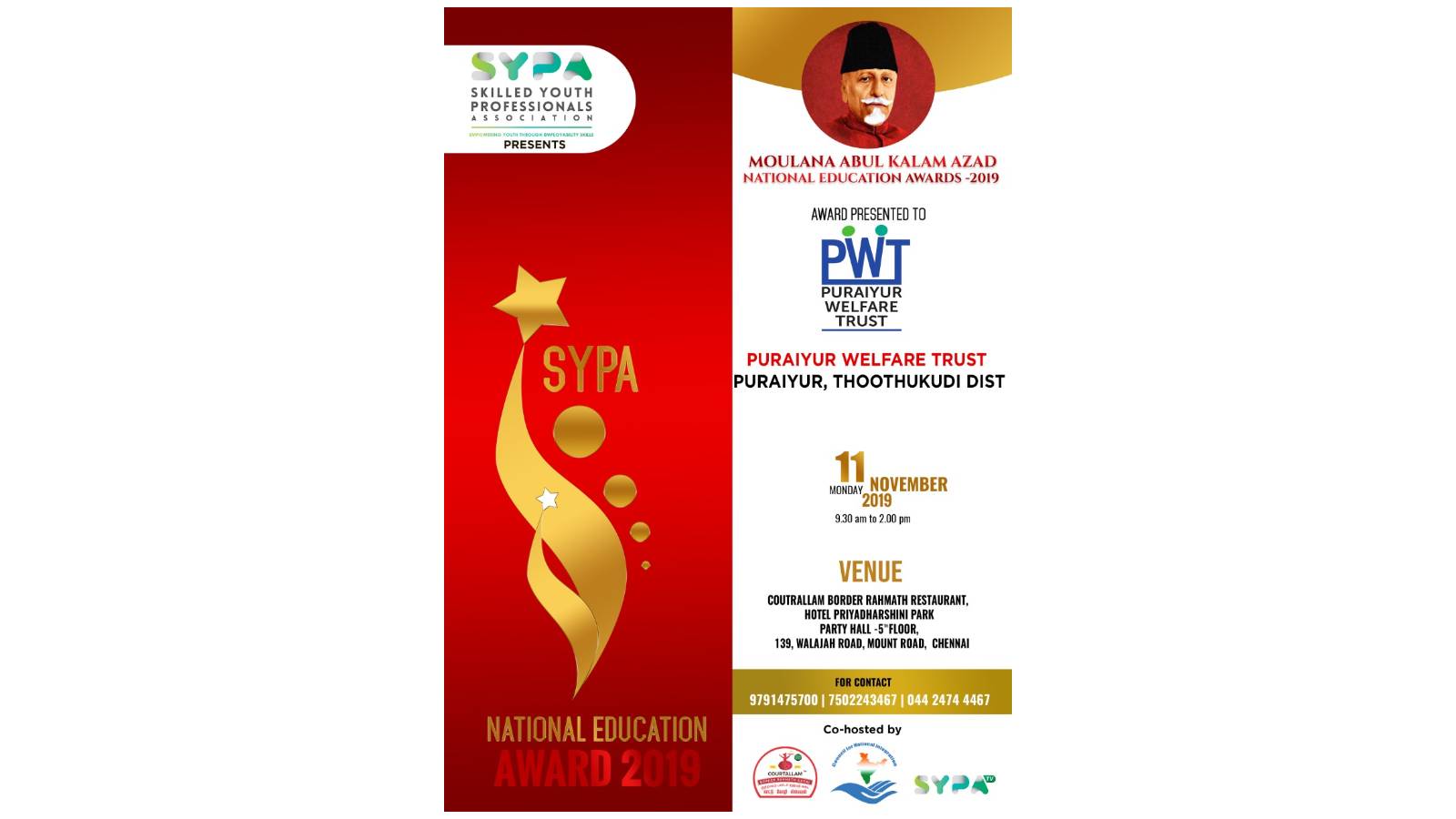 Moulana Abul Kalam Azad National Education Awards 2019