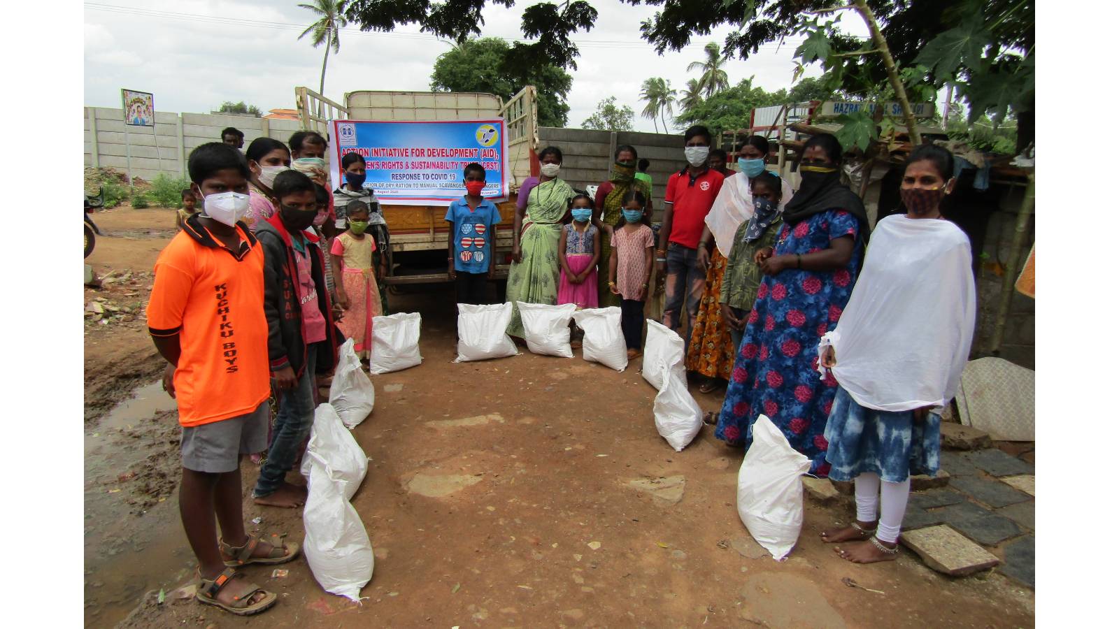 Corona Relief Activities at Davangere City