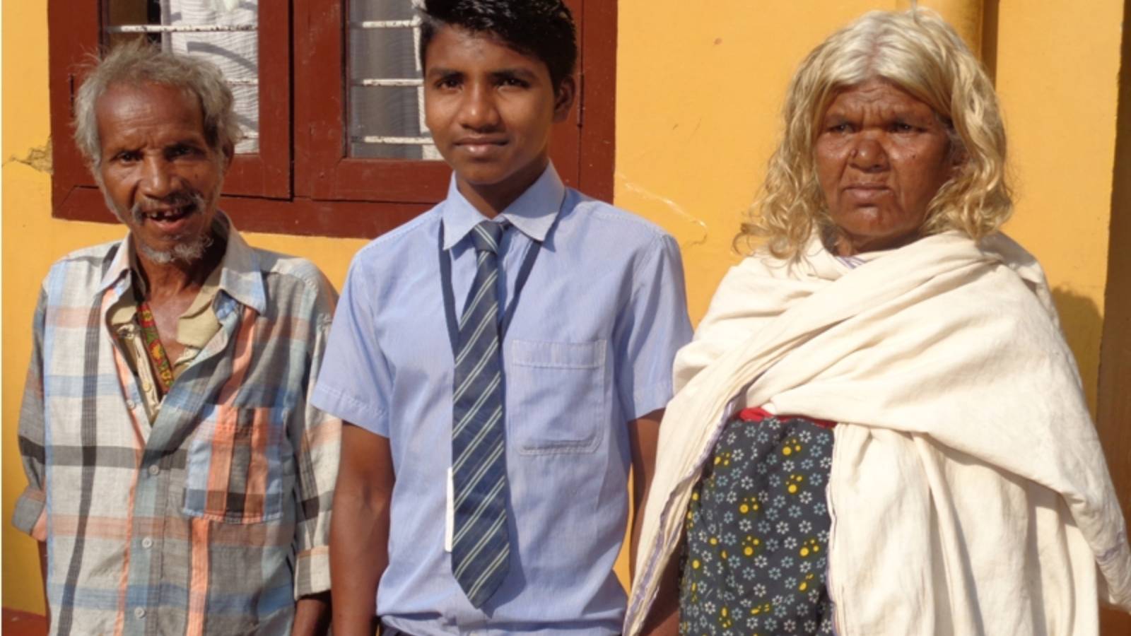Student with Grand parents